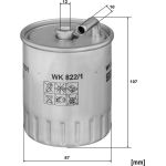 Kraftstofffilter WK 822/1 Kraftstofffilter WK 822/1