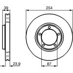 Bremsscheibe 0 986 478 714 Bremsscheibe 0 986 478 714