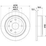 Bremsscheibe 8DD 355 120-921