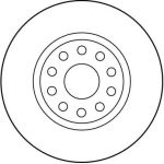 TRW DF2761 Bremsscheibe TRW DF2761 Bremsscheibe