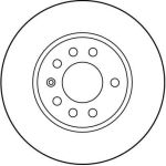 Bremsscheibe DF2681 Bremsscheibe DF2681