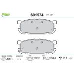 Valeo 601574 Bremsbelagsatz, Scheibenbremse Valeo 601574 Bremsbelagsatz, Scheibenbremse