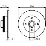 Bremsscheibe 0 986 478 331 Bremsscheibe 0 986 478 331