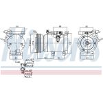 Kompressor, Klimaanlage 890686 Kompressor, Klimaanlage 890686