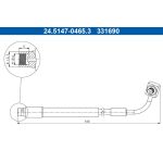 Bremsschlauch 24.5147-0465.3 Bremsschlauch 24.5147-0465.3