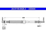 ATE 24.5118-0420.3 Bremsschlauch