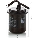 Kraftstofffilter WK 711