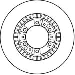 TRW DF4077 Bremsscheibe