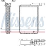 Wärmetauscher, Innenraumheizung 733591 Wärmetauscher, Innenraumheizung 733591