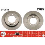Bremsscheibe DF2588 Bremsscheibe DF2588