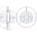 Delphi BG3953 Bremsscheibe Delphi BG3953 Bremsscheibe