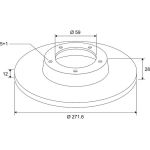 Bremsscheibe 672923 Bremsscheibe 672923