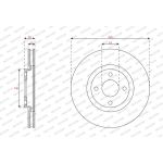 Ferodo DDF3043C Bremsscheibe PREMIER