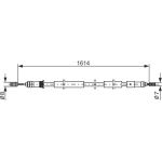 BOSCH 1 987 477 432 Seilzug, Feststellbremse BOSCH 1 987 477 432 Seilzug, Feststellbremse