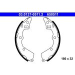 ATE 03.0137-0511.2 Bremsbackensatz ATE 03.0137-0511.2 Bremsbackensatz