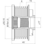 Generatorfreilauf 588440