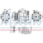 Kompressor, Klimaanlage 890584 Kompressor, Klimaanlage 890584