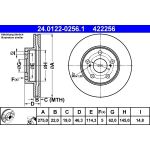 Bremsscheibe 24.0122-0256.1