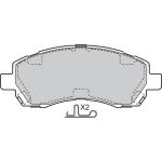 Valeo 598915 Bremsbelagsatz, Scheibenbremse
