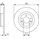 Bremsscheibe 0 986 479 311 Bremsscheibe 0 986 479 311
