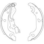 Bremsbackensatz GS8687 Bremsbackensatz GS8687