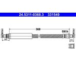 ATE 24.5311-0368.3 Bremsschlauch