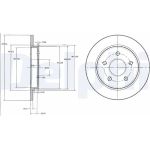 Delphi BG2332 Bremsscheibe Delphi BG2332 Bremsscheibe