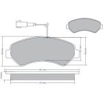 Metzger 1170248 Bremsbelagsatz, Scheibenbremse Metzger 1170248 Bremsbelagsatz, Scheibenbremse