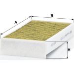 MANN-FILTER FP 23 015-2 Innenraumfilter FreciousPlus Aktivkohlefilter mit Polyphenol, antibakteriell, Feinstaubfilter (PM 2.5)