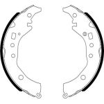 Hella 8DB 355 022-021 Bremsbackensatz Hella 8DB 355 022-021 Bremsbackensatz