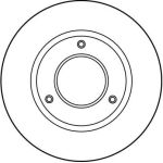 TRW DF1215 Bremsscheibe TRW DF1215 Bremsscheibe