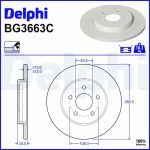 Bremsscheibe BG3663C Bremsscheibe BG3663C