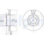 Delphi BG2507 Bremsscheibe Delphi BG2507 Bremsscheibe