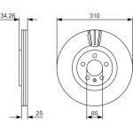 BOSCH 0 986 479 642 Bremsscheibe