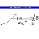 ATE 24.1294-0010.3 Bremsschlauch ATE 24.1294-0010.3 Bremsschlauch