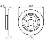 BOSCH 0 986 479 233 Bremsscheibe BOSCH 0 986 479 233 Bremsscheibe