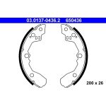 ATE 03.0137-0436.2 Bremsbackensatz ATE 03.0137-0436.2 Bremsbackensatz