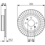 Bremsscheibe 0 986 479 770 Bremsscheibe 0 986 479 770