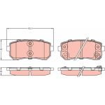 Bremsbelagsatz, Scheibenbremse GDB3421 Bremsbelagsatz, Scheibenbremse GDB3421