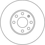 Bremsscheibe DF4043 Bremsscheibe DF4043