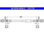 ATE 24.5239-0240.3 Bremsschlauch ATE 24.5239-0240.3 Bremsschlauch