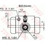 Radbremszylinder BWF312 Radbremszylinder BWF312