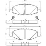 BOSCH 0 986 494 326 Bremsbelagsatz, Scheibenbremse BOSCH 0 986 494 326 Bremsbelagsatz, Scheibenbremse