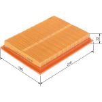 BOSCH 1 457 433 593 Luftfilter BOSCH 1 457 433 593 Luftfilter