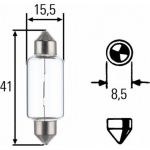 Glühlampe, Rückfahrleuchte 8GM 002 091-261 Glühlampe, Rückfahrleuchte 8GM 002 091-261