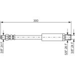 BOSCH 1 987 476 577 Bremsschlauch