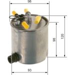 BOSCH F 026 402 182 Kraftstofffilter
