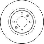 Bremsscheibe DF2796 Bremsscheibe DF2796