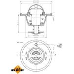 NRF 725180 Thermostat, Kühlmittel EASY FIT NRF 725180 Thermostat, Kühlmittel EASY FIT