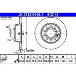 Bremsscheibe 24.0112-0148.1